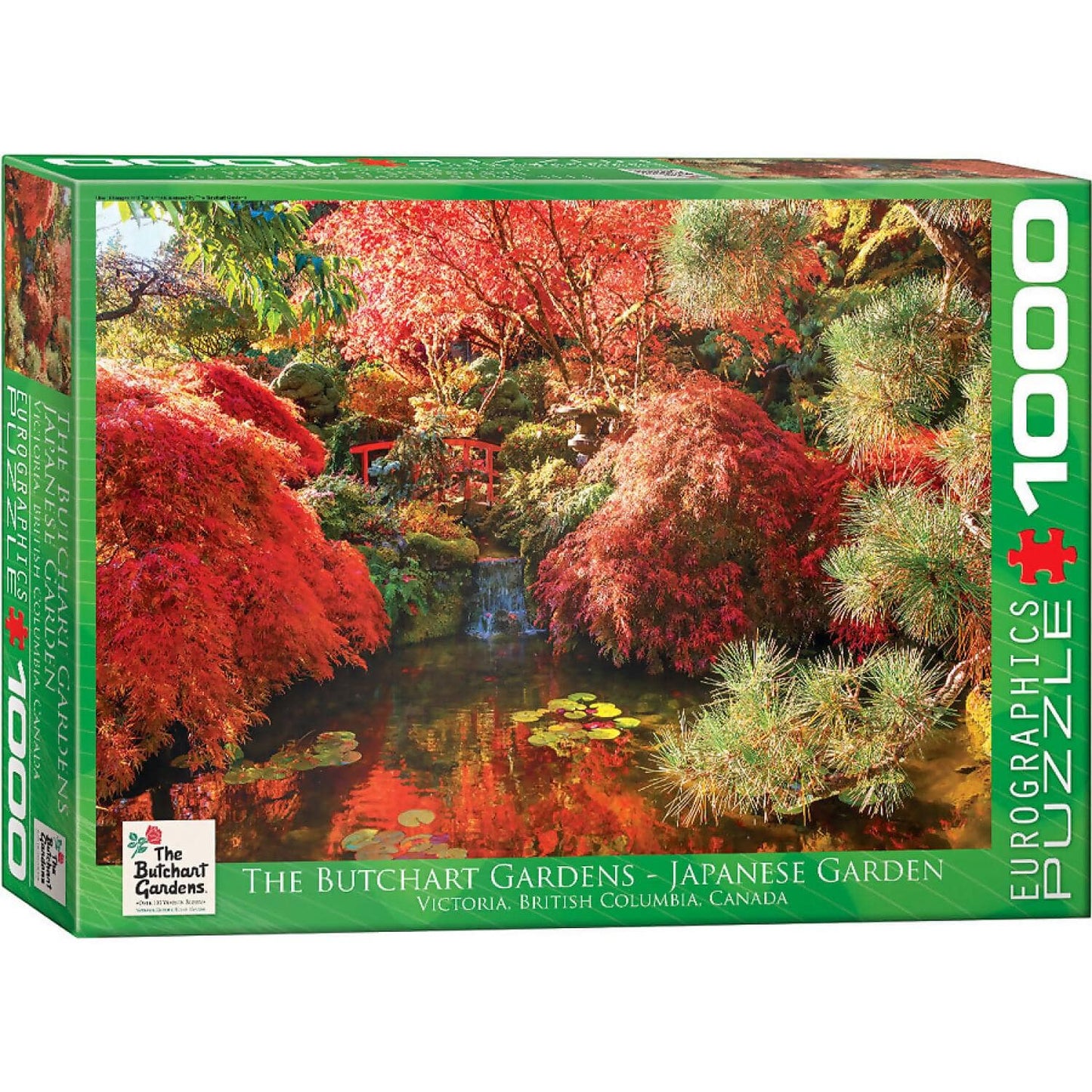 Eurographics - The Butchart Gardens Japanese Garden - Jigsaw Puzzle 1000 Pieces