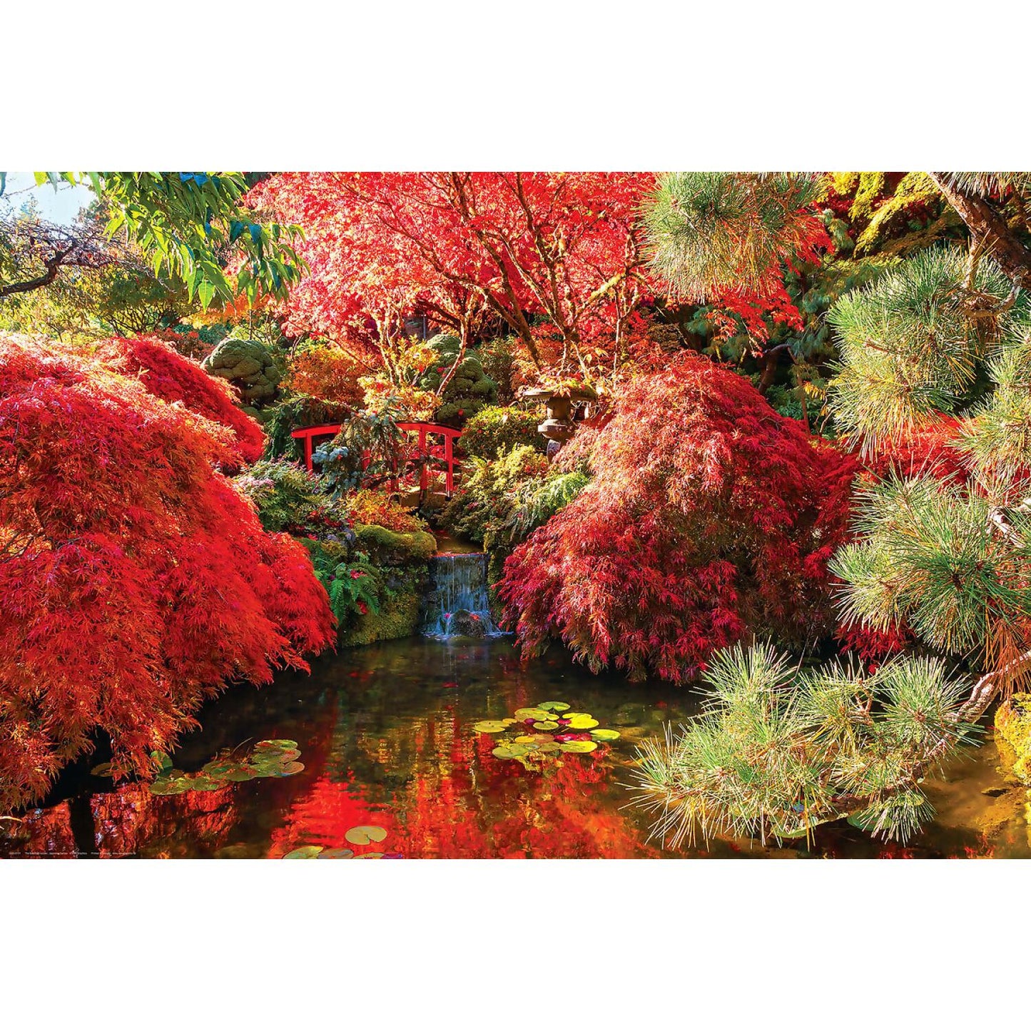Eurographics - The Butchart Gardens Japanese Garden - Jigsaw Puzzle 1000 Pieces