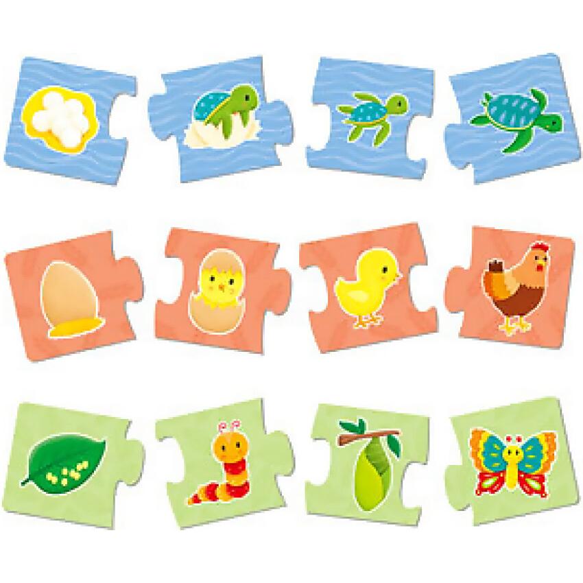 GALT - How Things Grow Jigsaw Puzzle - 6 x 4-Piece Puzzles