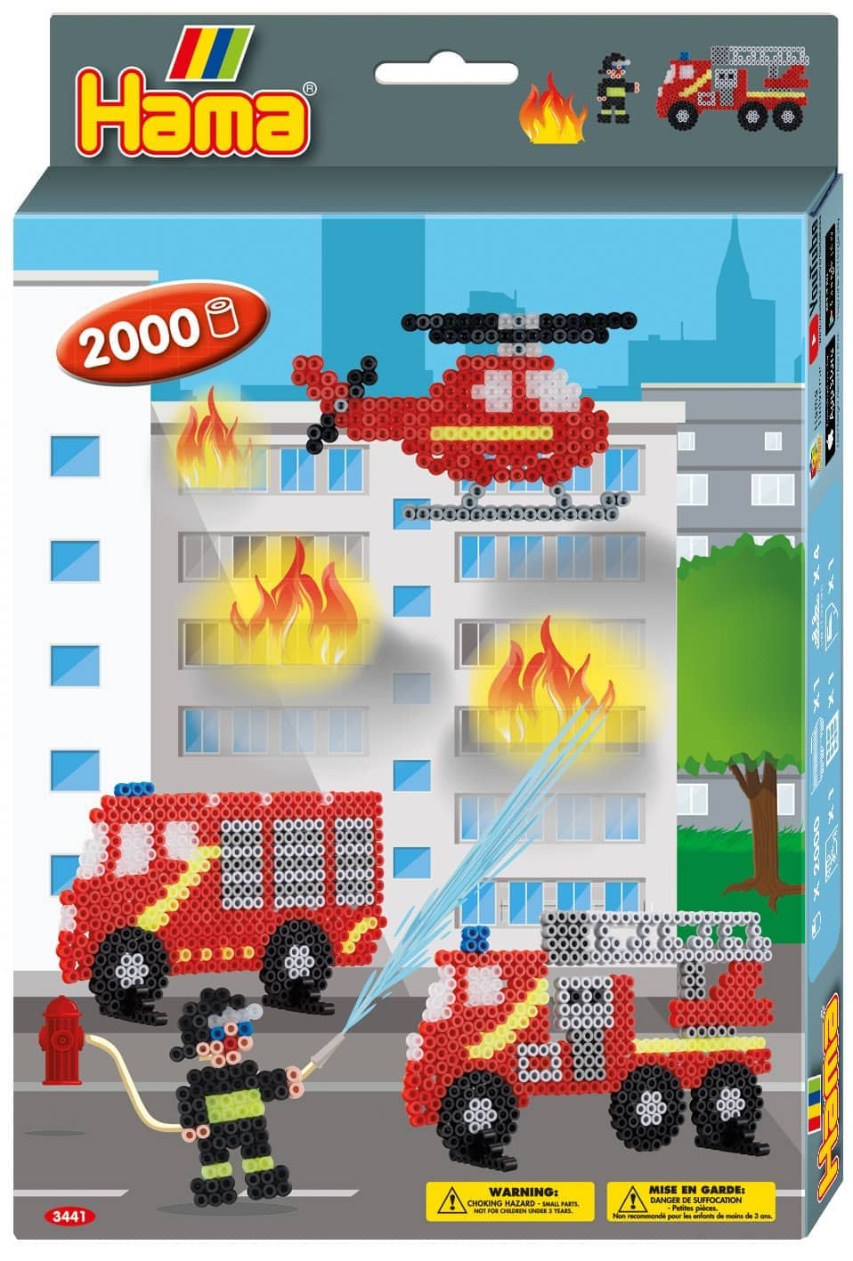 Hama Beads -  Fire Fighters Craft Kit - Gift Box