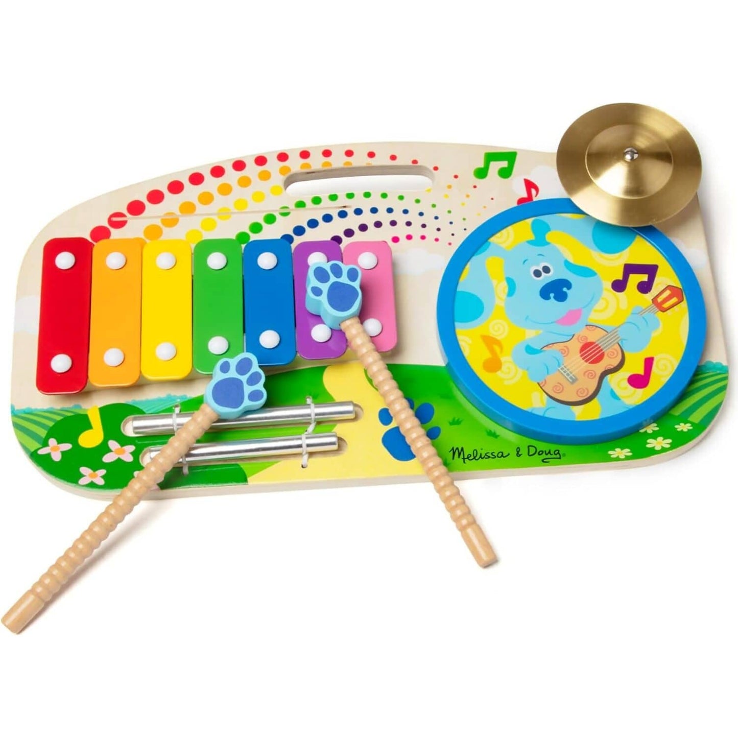 Melissa & Doug - Blue's Clues & You Wooden Music Maker Board