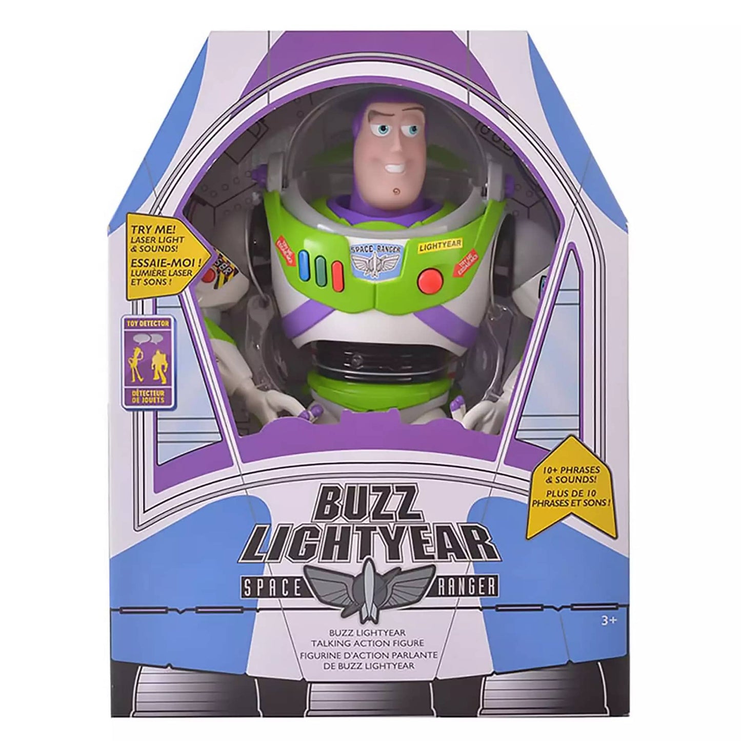 Disney Pixar - Toy Story Buzz Lightyear Space Ranger Interactive Talking Action Figure 12-inch