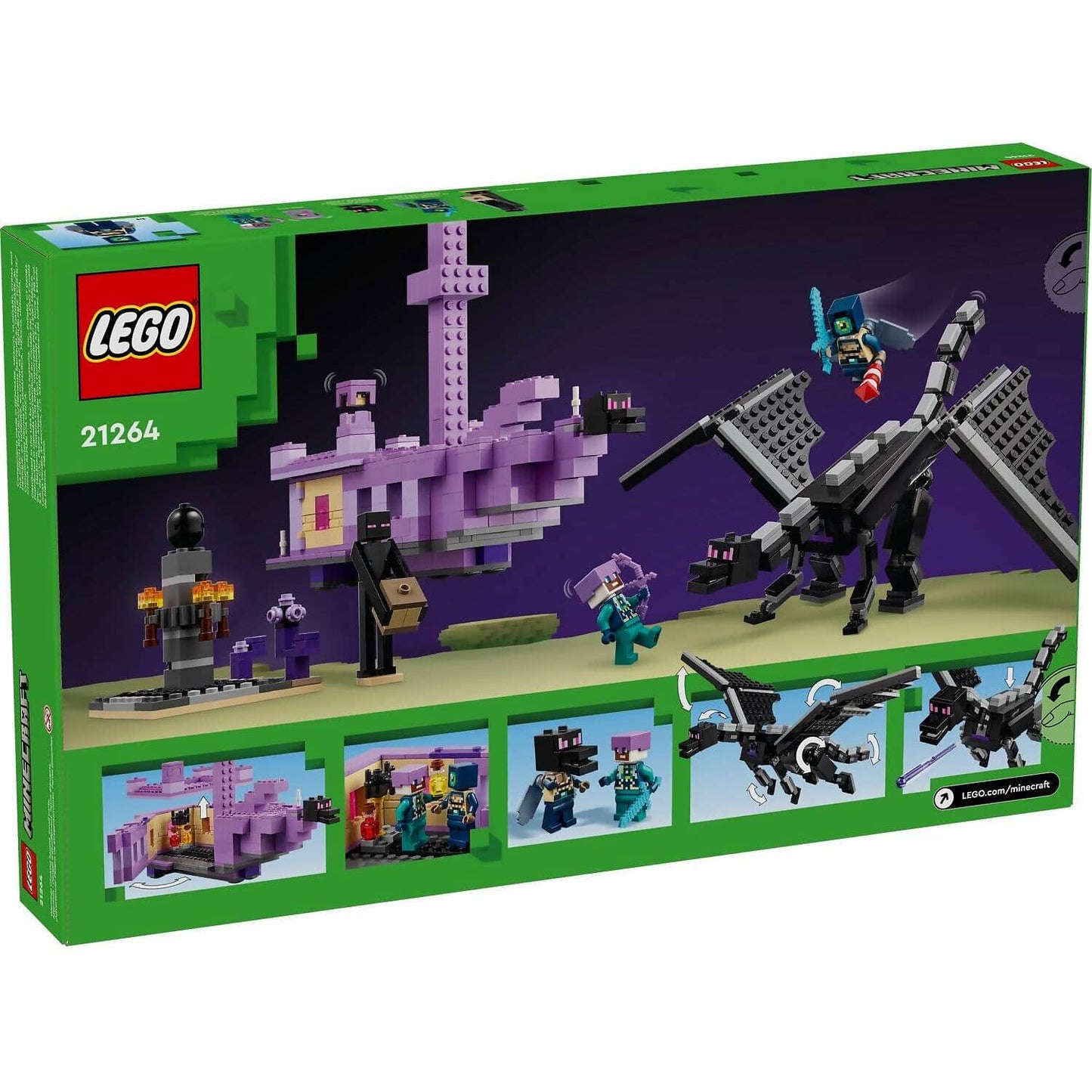 LEGO 21264 The Ender Dragon and End Ship - Minecraft