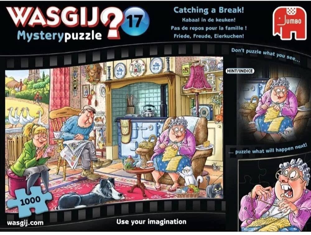 Wasgij - Mystery 17 Catching A Break! Jigsaw Puzzle 1000 Pieces