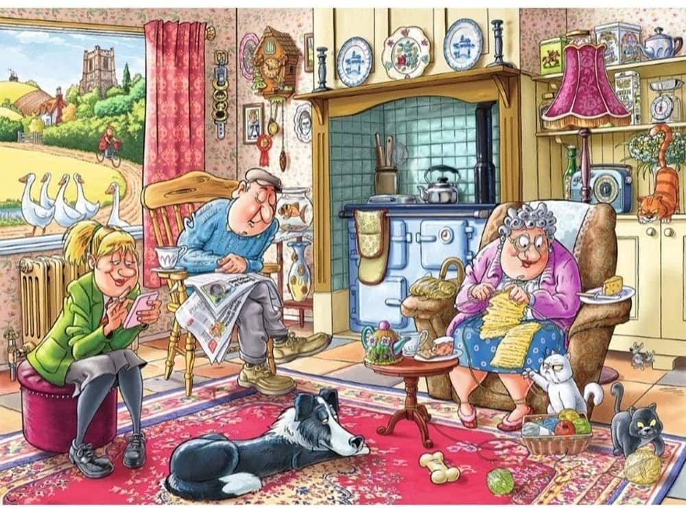 Wasgij - Mystery 17 Catching A Break! Jigsaw Puzzle 1000 Pieces