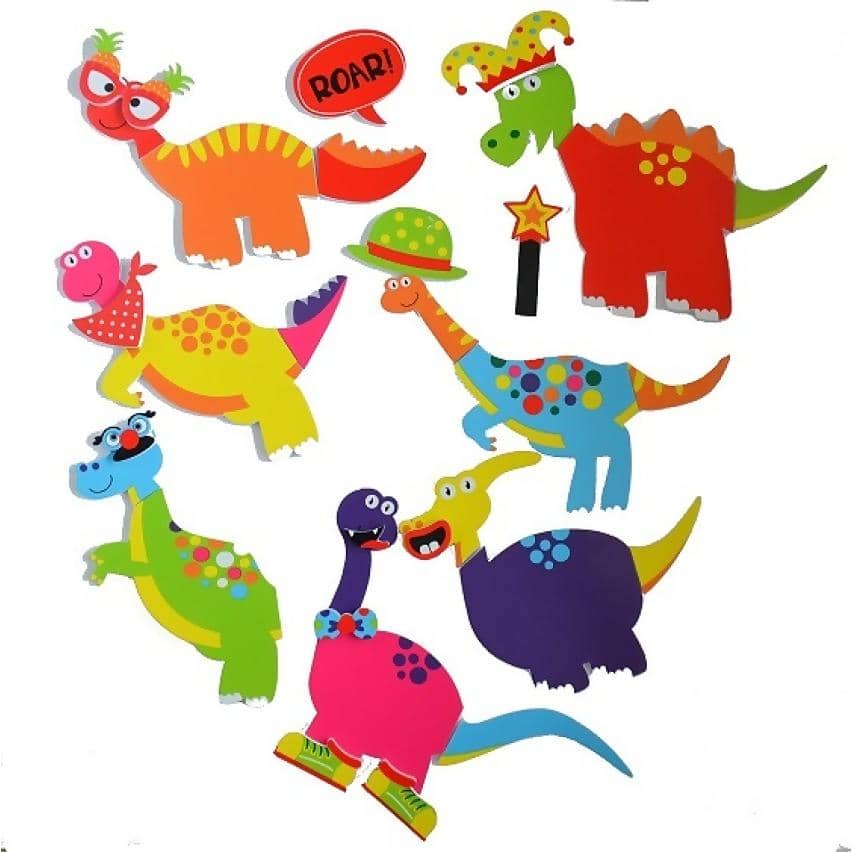 Buddy & Barney - Bath Time Stickers Weird & Wonderful Dinosaurs