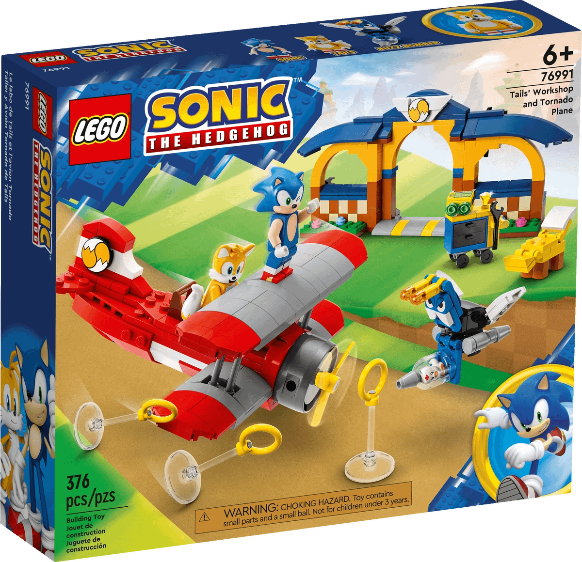 LEGO 76991 Tails' Workshop and Tornado Plane - Sonic the Hedgehog