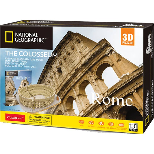 U Games - National Geographic Rome – The Colosseum 3D Puzzle 131pc