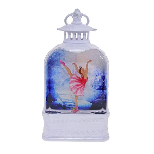 Cotton Candy - Lantern Ballerina Medium - Glitter Light-Up Collectable