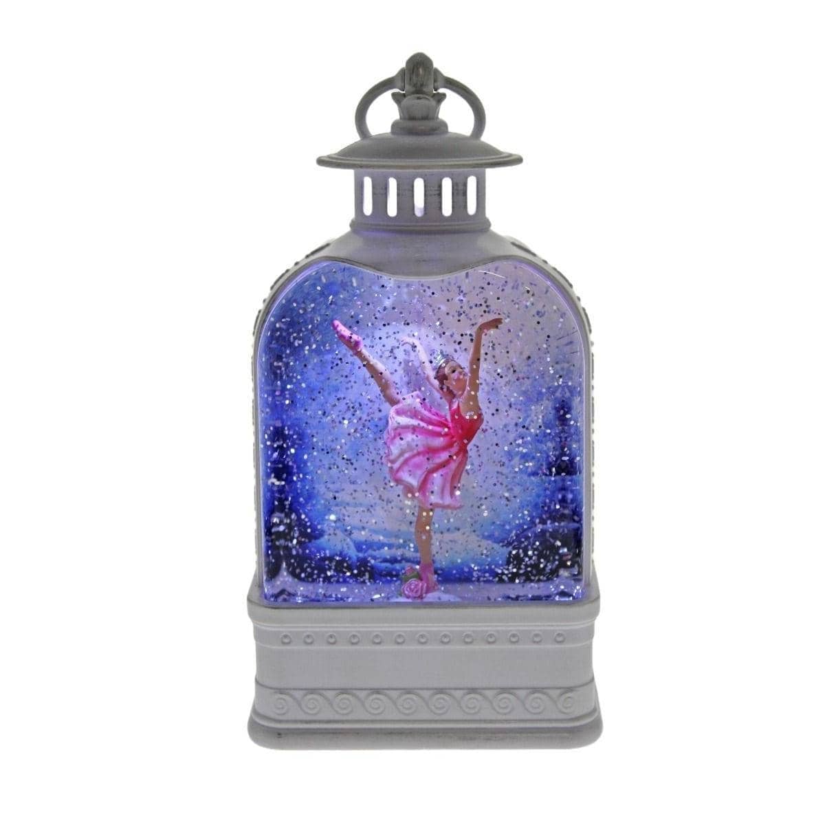 Cotton Candy - Lantern Ballerina Medium - Glitter Light-Up Collectable