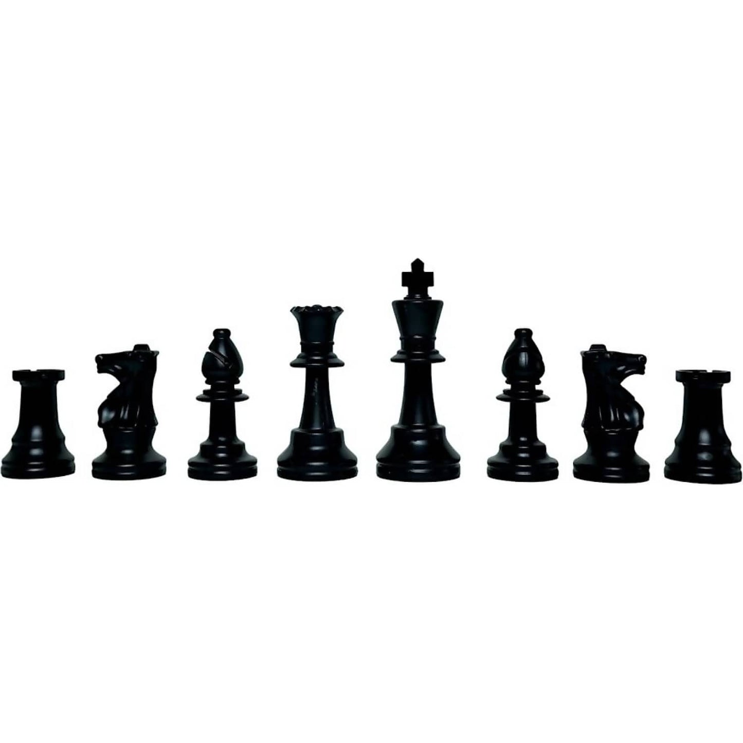 Lets Play Games - Classics Club Chess Set 20-inch - Portable Rubber Roll Up Brown Woodgrain Look