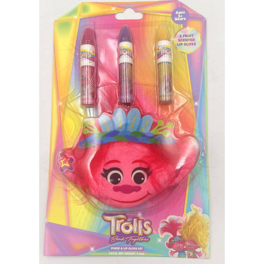 Trolls - Lip Gloss & Purse Set