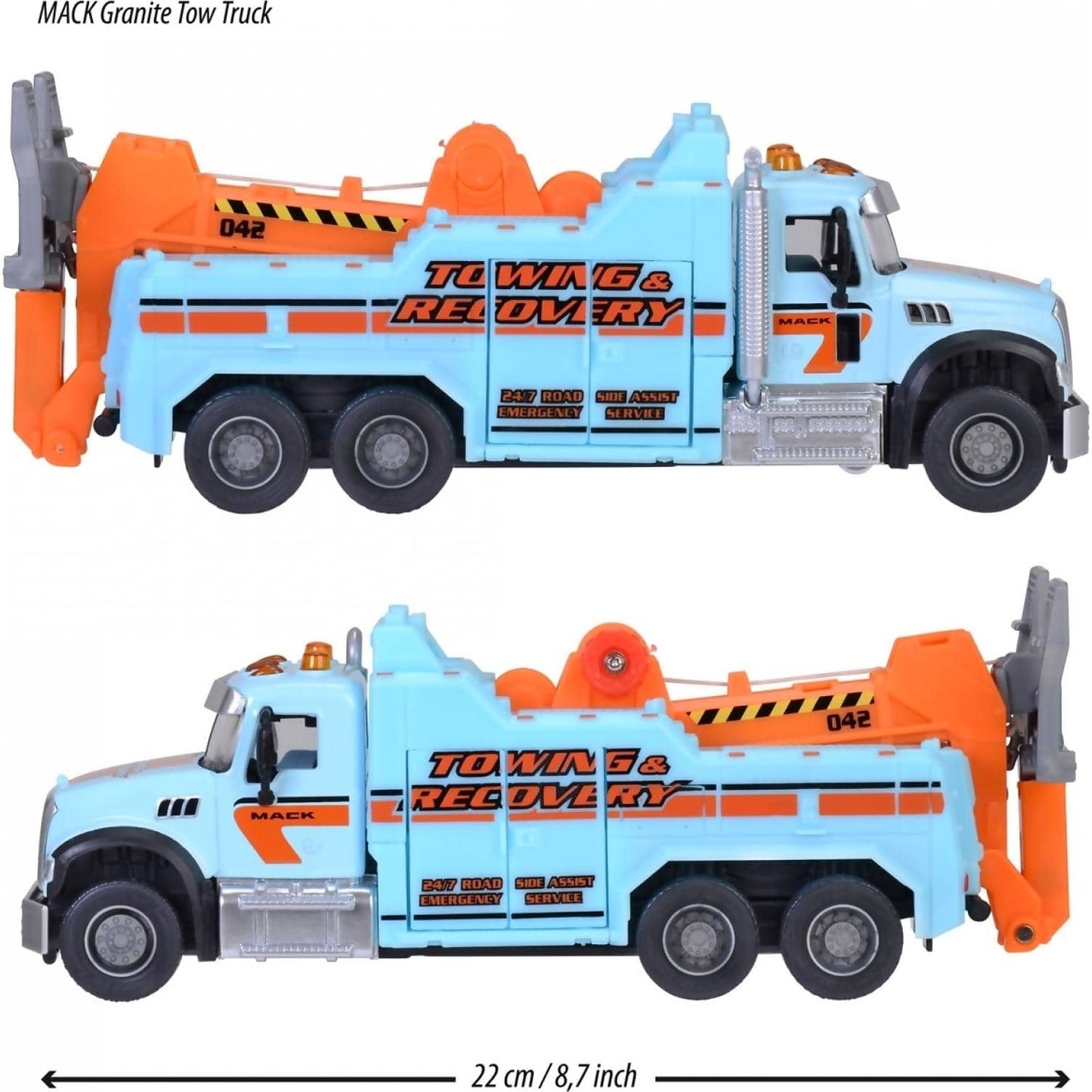 Majorette - Mack Granite Tow Truck