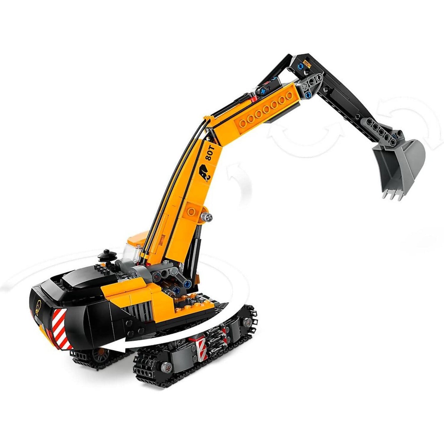 LEGO 60420 Yellow Construction Excavator - City