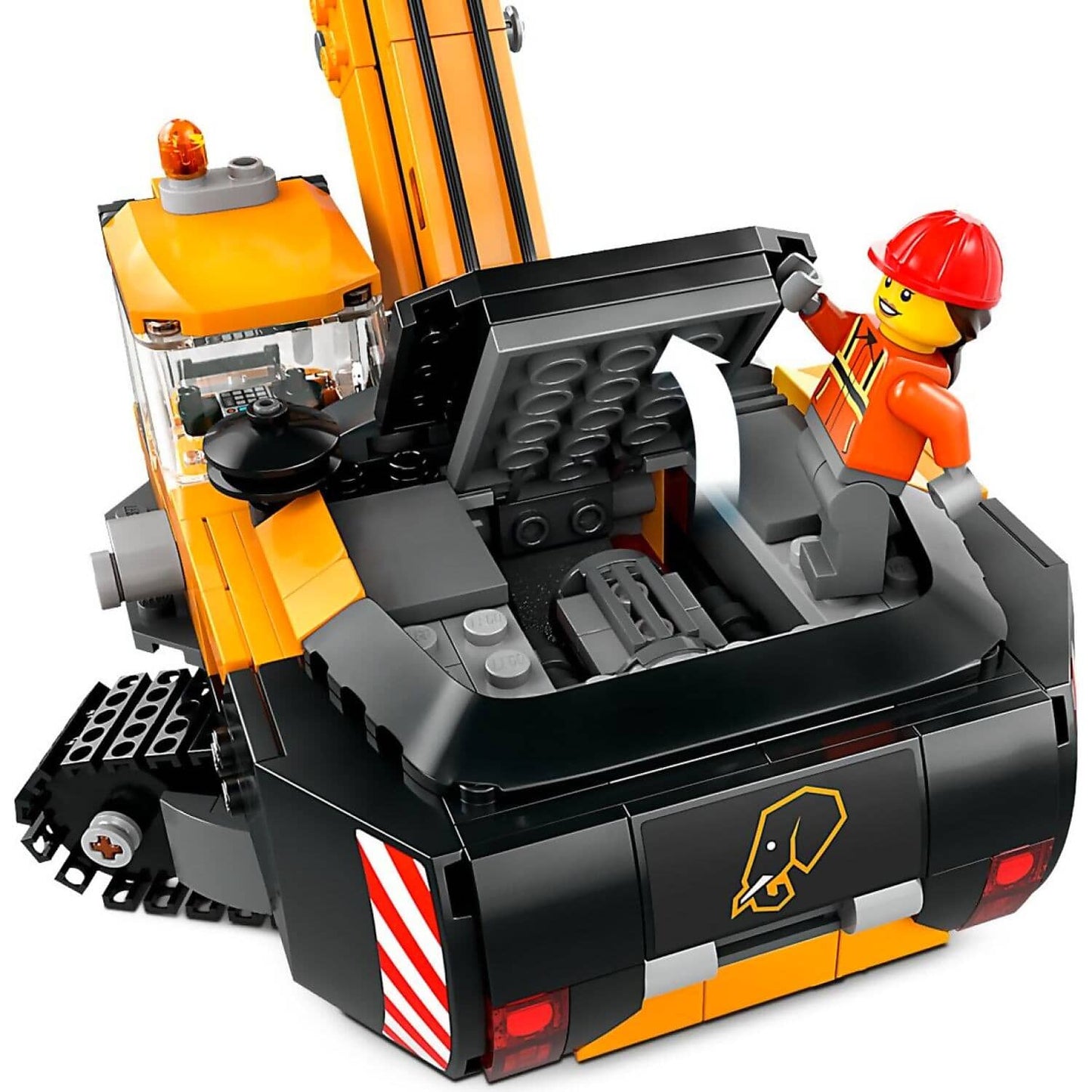 LEGO 60420 Yellow Construction Excavator - City