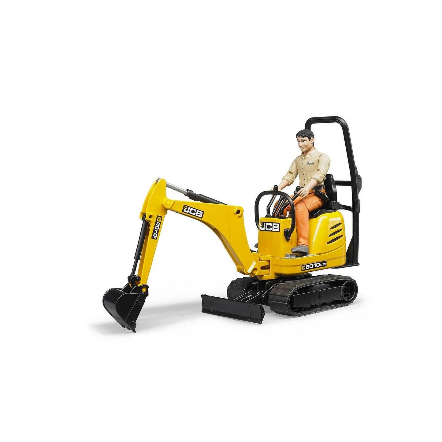 Bruder - Jcb Micro Excavator 8010 Cts And Man - Bruder Construction
