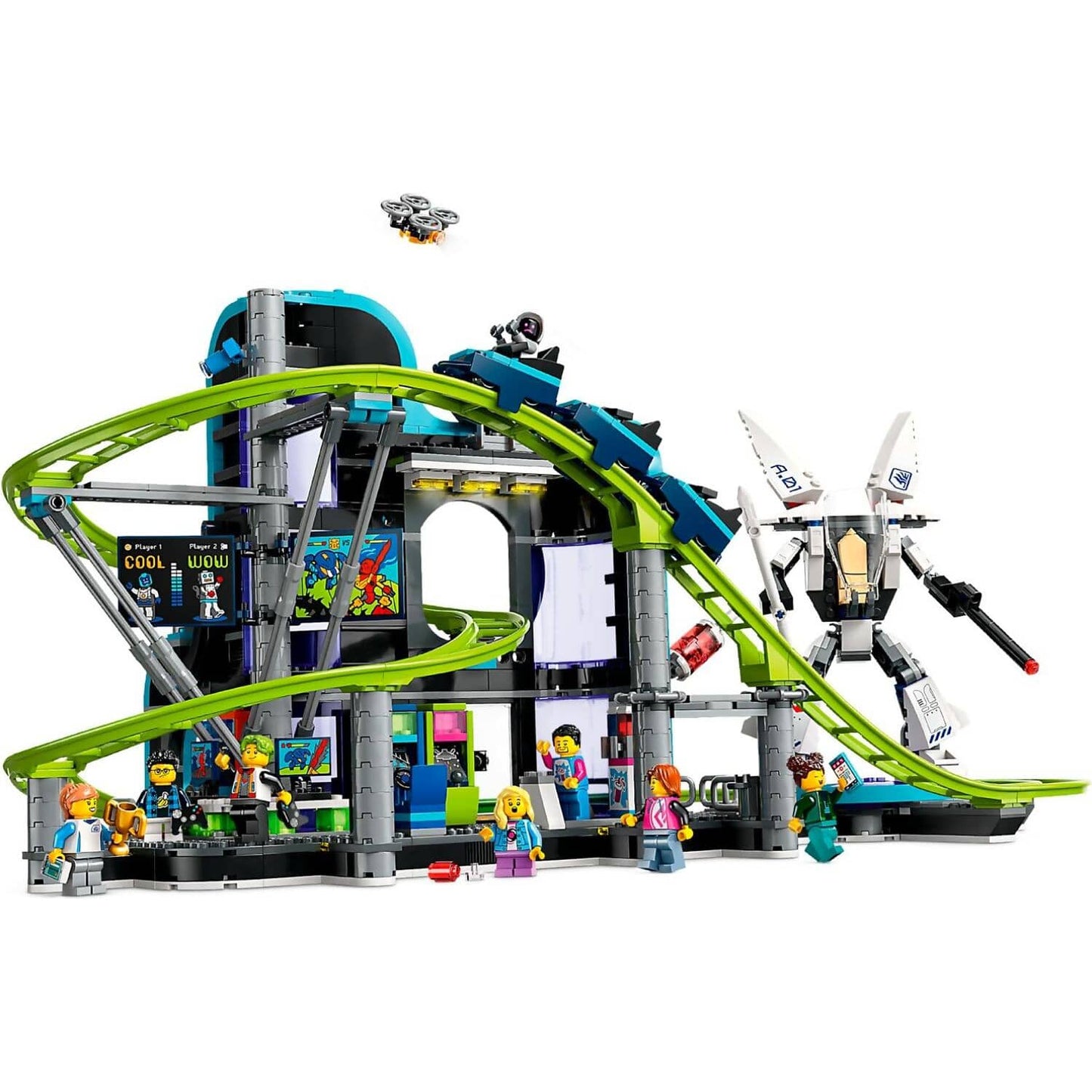 LEGO 60421 Robot World Roller-Coaster Park - City