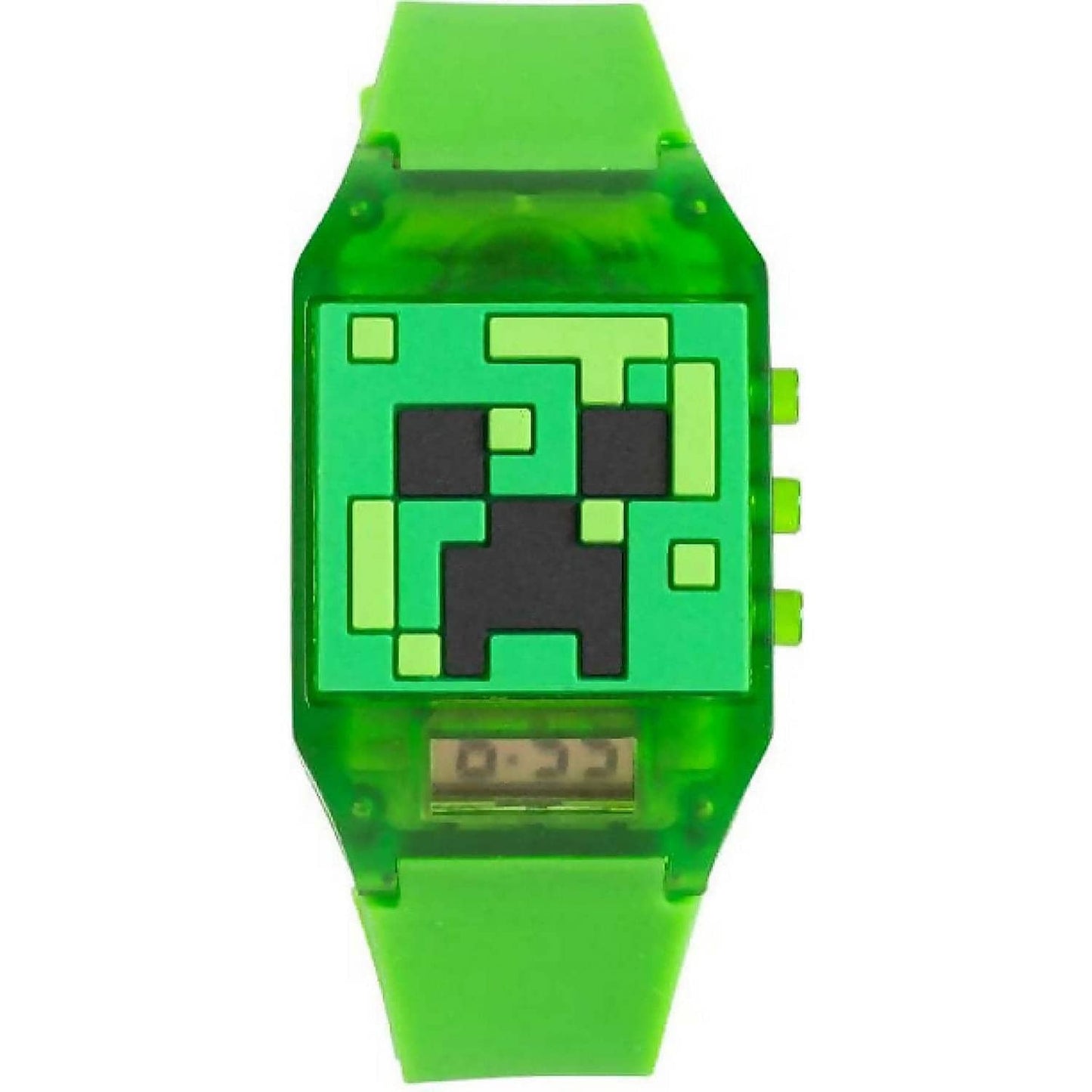 Digital Lcd Light Up Watch - Minecraft - You Monkey