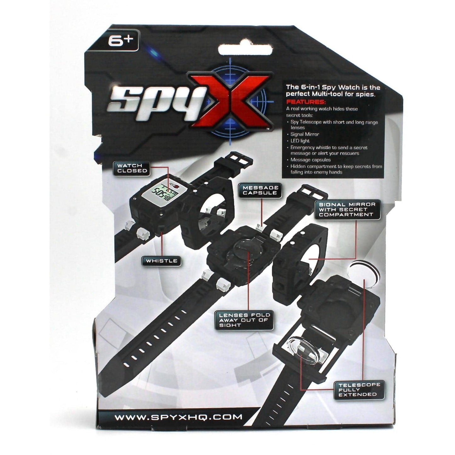 SpyX - 6-in-1 Spy Watch