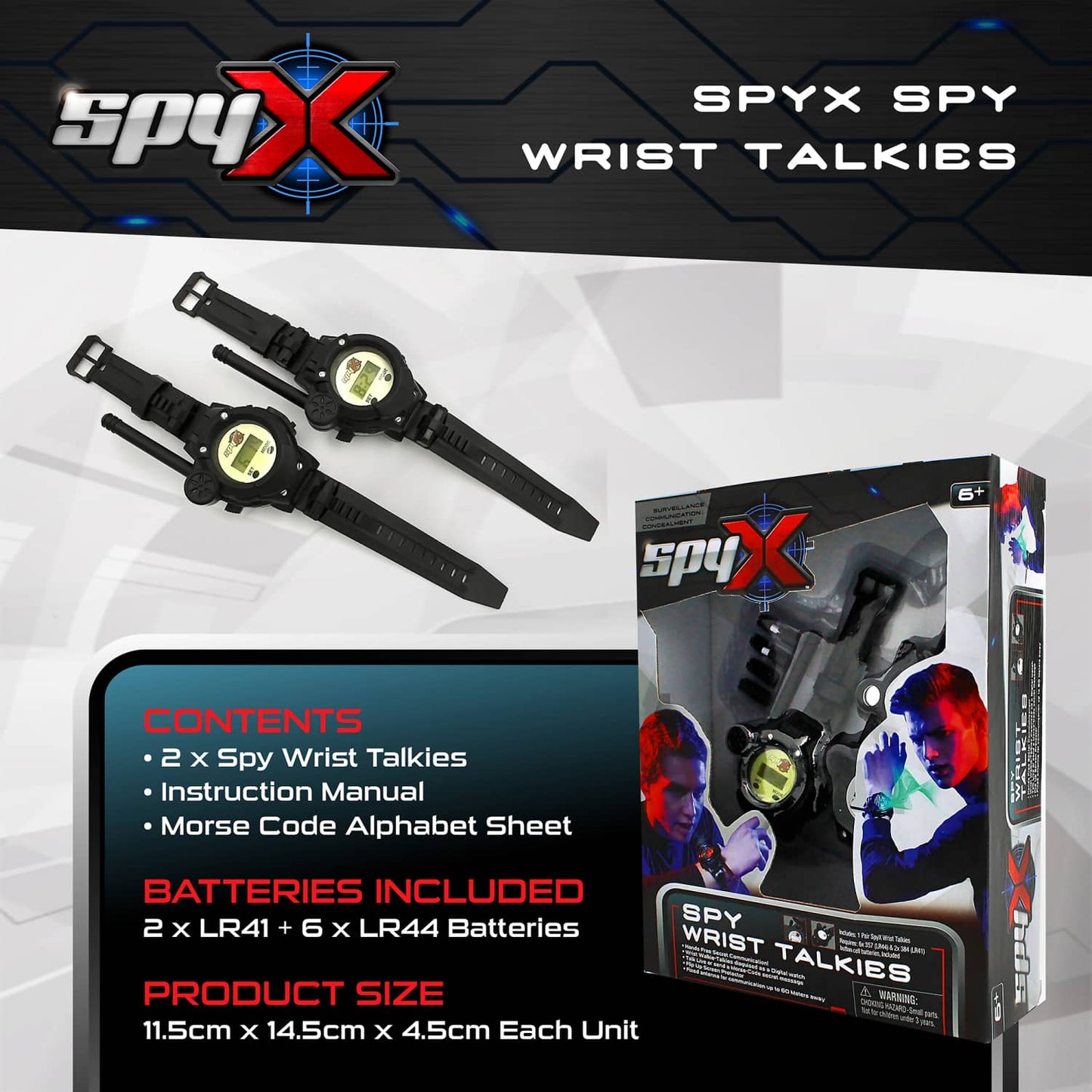 SpyX - Spy Wrist Talkies