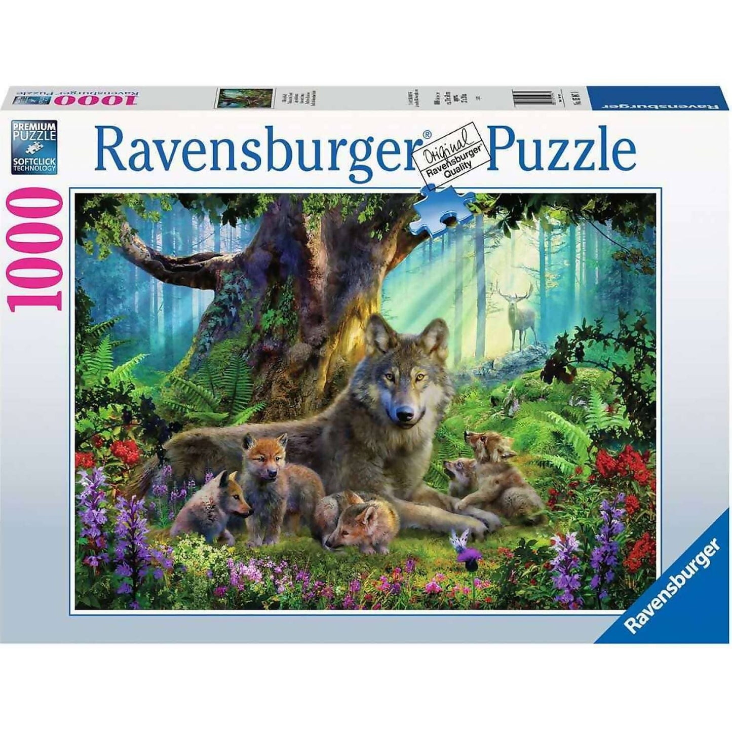 Ravensburger - Wolves In Forest Jigsaw Puzzle 1000 Pieces