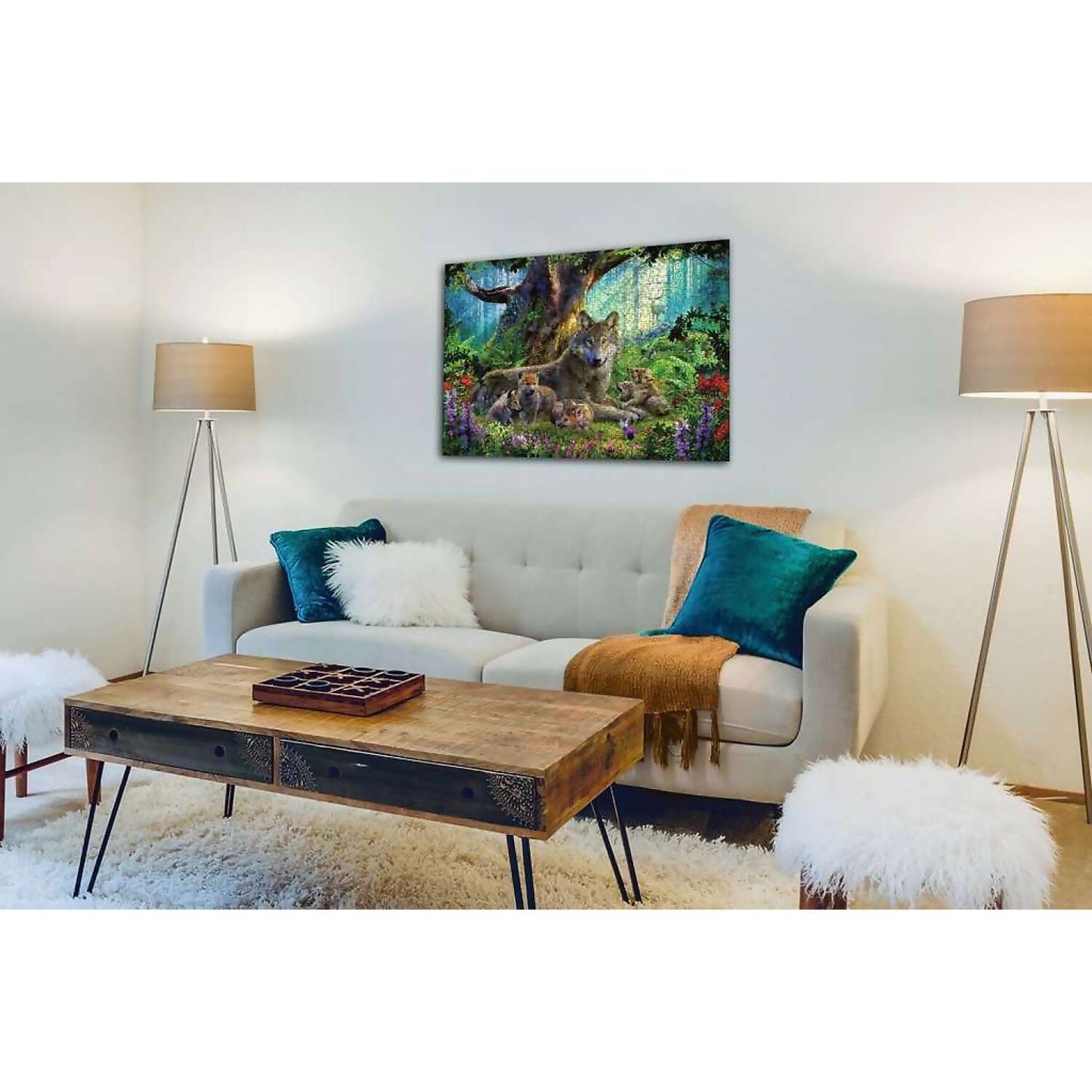 Ravensburger - Wolves In Forest Jigsaw Puzzle 1000 Pieces