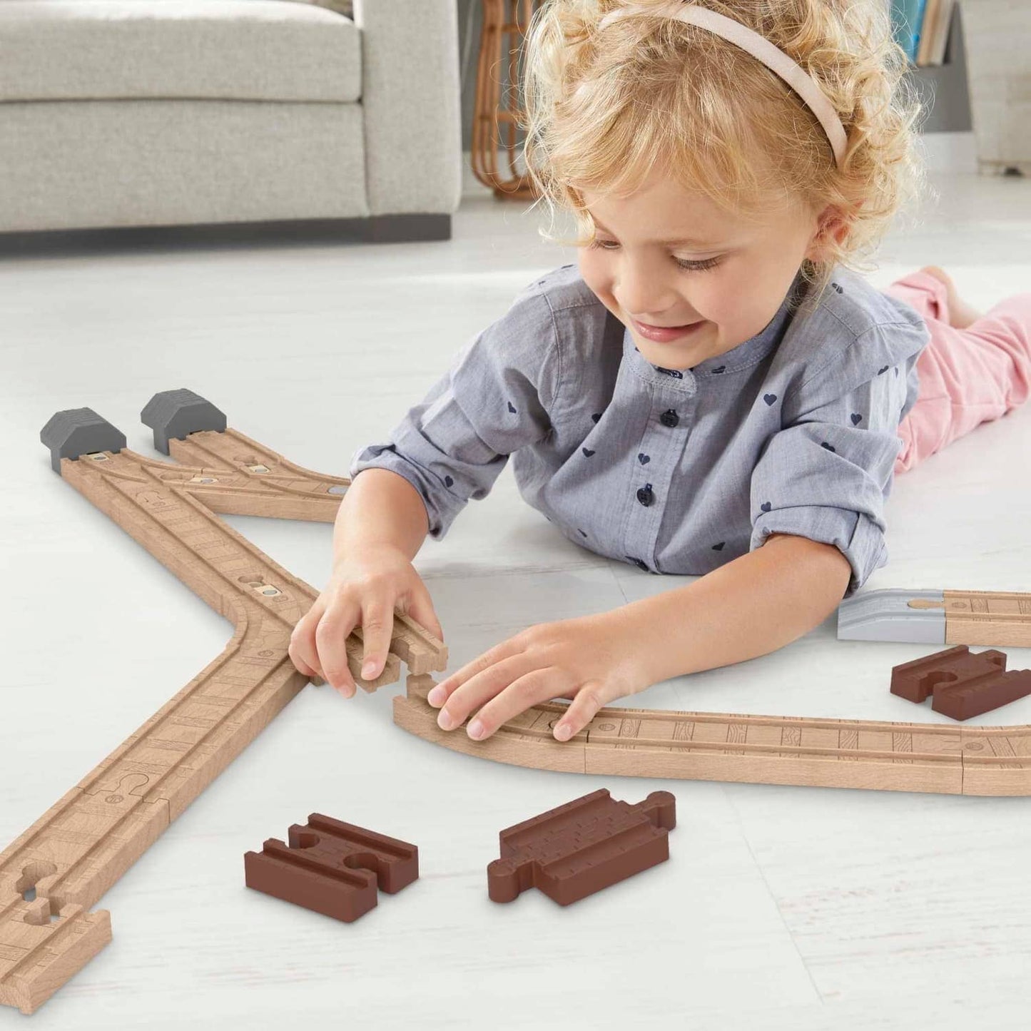 Thomas & Friends -  Wooden Railway Expansion Clackety Track Pack Train Track Pack