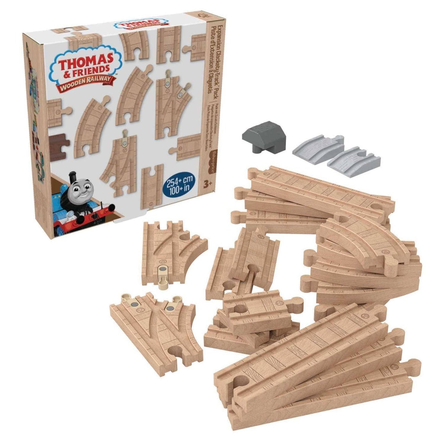 Thomas & Friends -  Wooden Railway Expansion Clackety Track Pack Train Track Pack