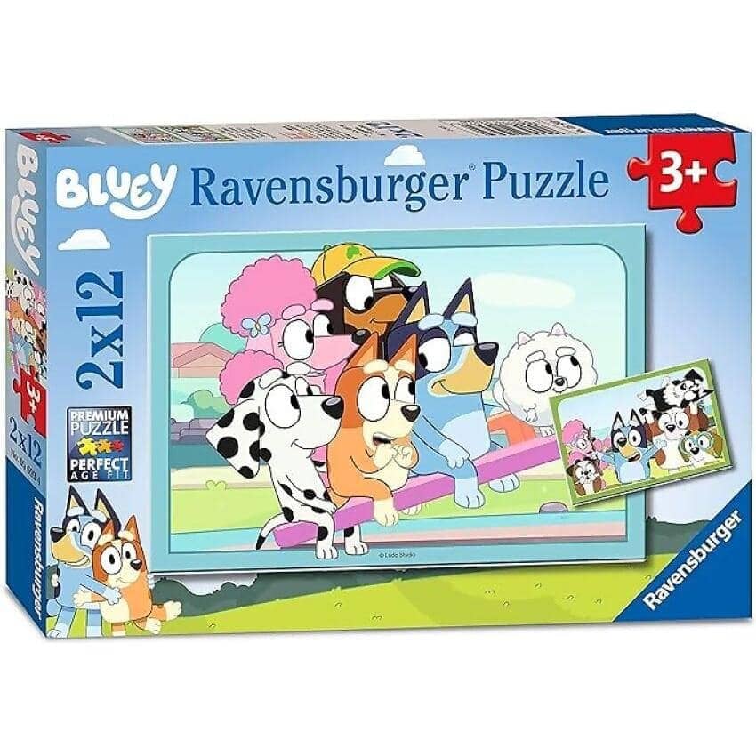 Ravensburger - Fun With Bluey Jigsaw Puzzle 2x12 Pieces