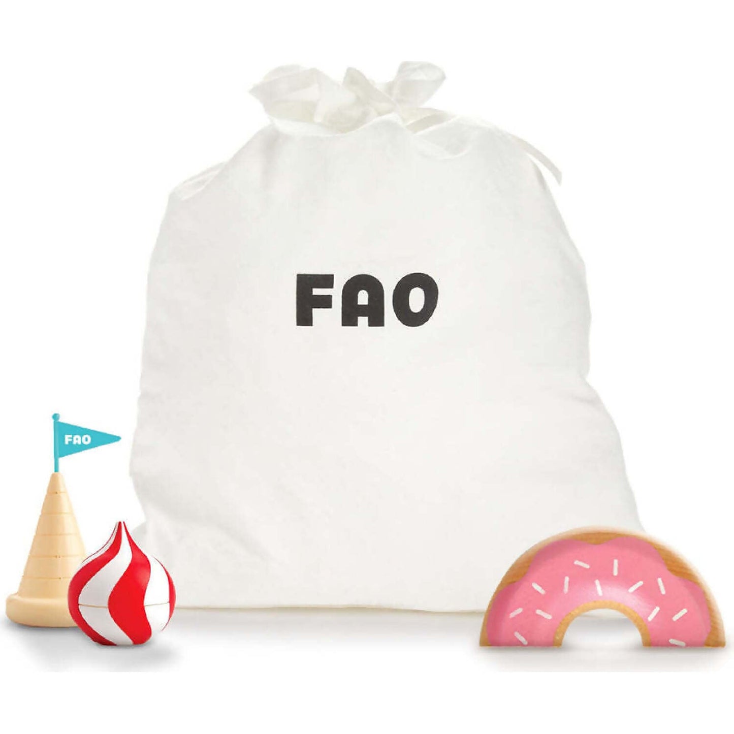 F.A.O Schwarz - Wood Castle Blocks Treats 45pc