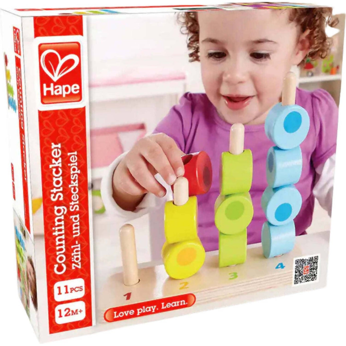 Hape - Counting Stacker Wooden Toy