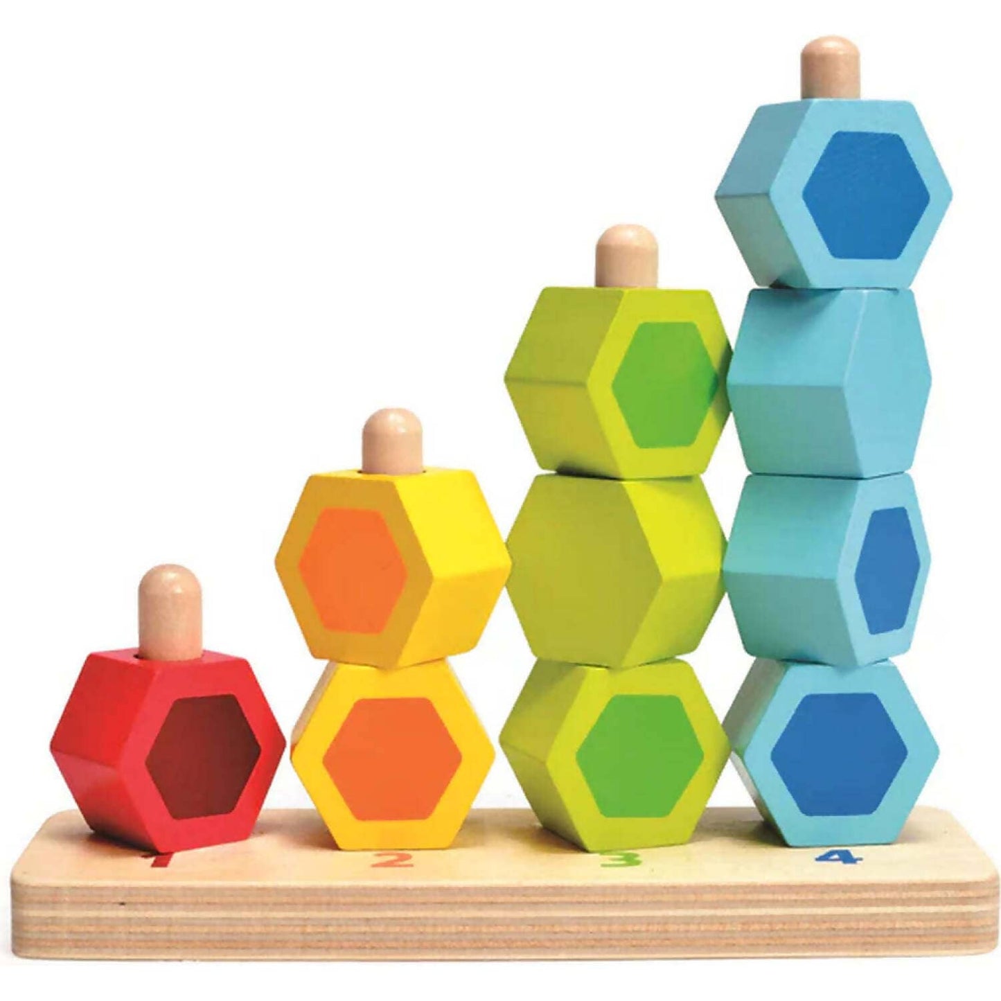 Hape - Counting Stacker Wooden Toy