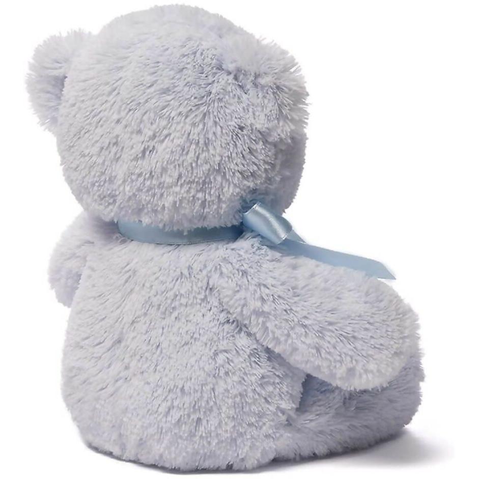My First Teddy - Blue Plush Soft Toy Bear 25cm