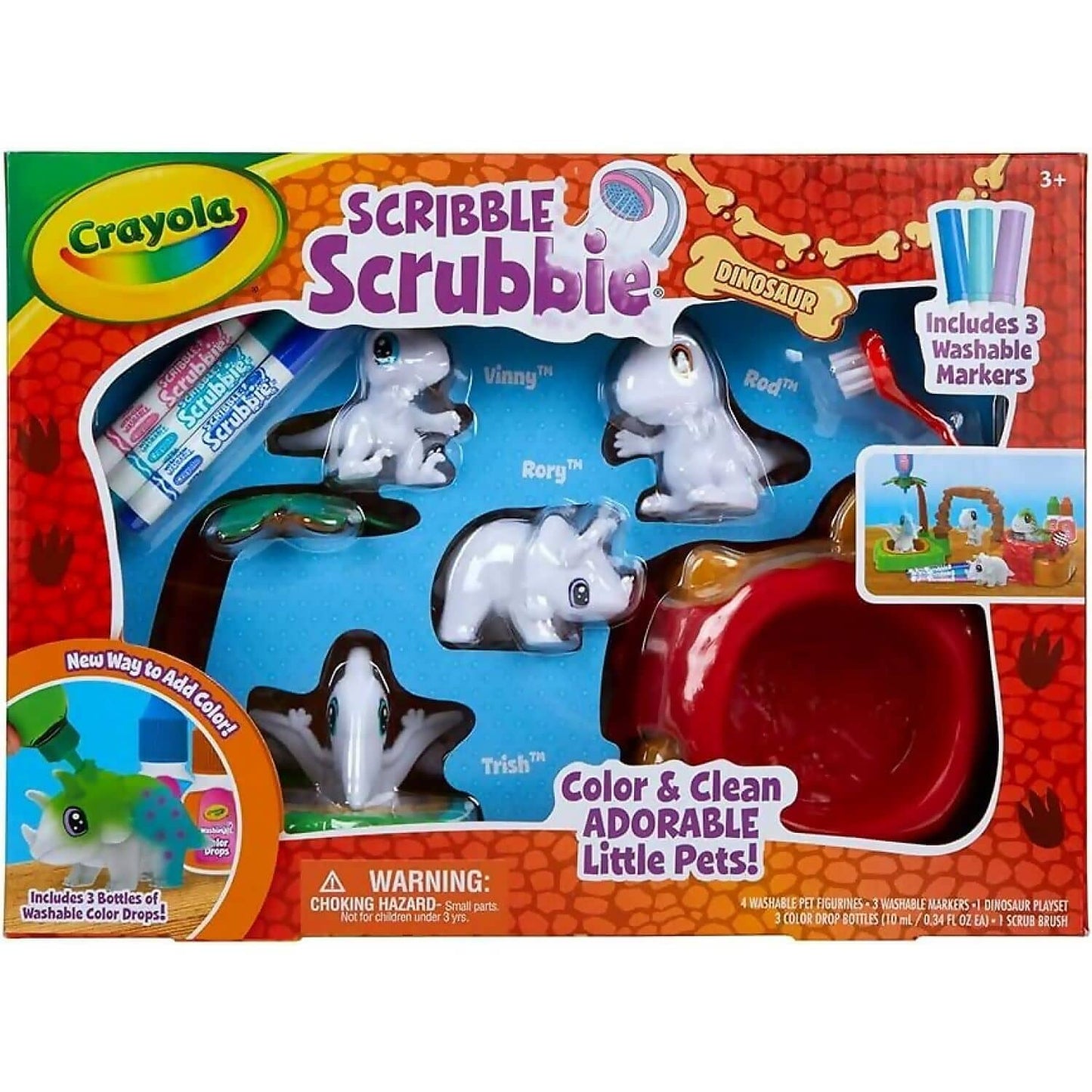 Crayola - Scribble Scrubbie Pets Dinosaur Island