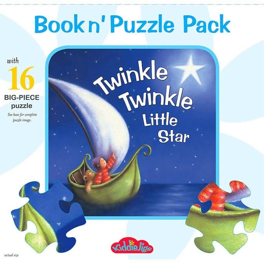 Twinkle Twinkle Little Star Book N Puzzle Pack 16pcs