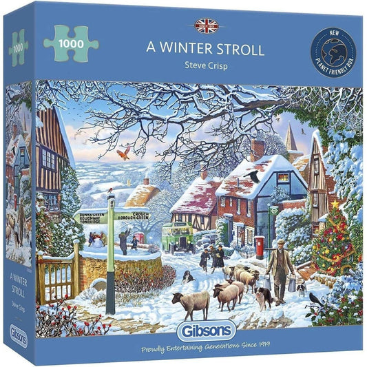 Gibsons - A Winter Stroll Jigsaw Puzzle 1000 Pieces