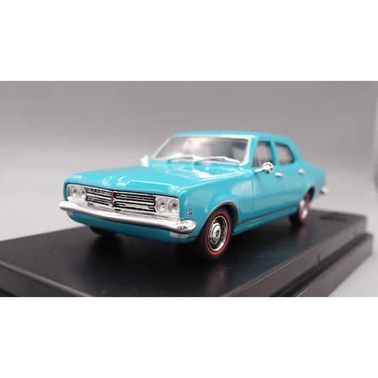 DDA Collectibles 1:43 Scale - 1968 HK Holden Premier 4 Door Sedan Turquoise - Diecast Model