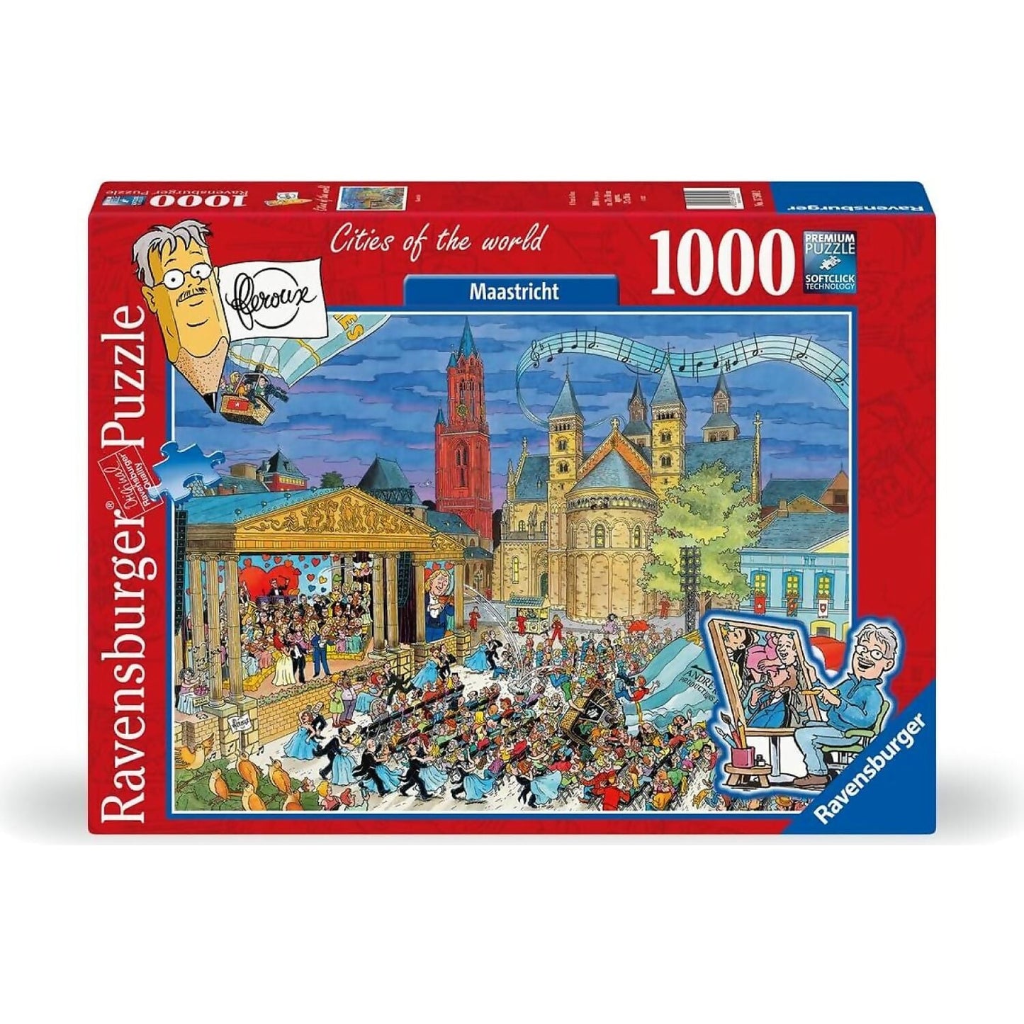 Ravensburger - Cities Of The World Fleroux Maastricht Jigsaw Puzzle 1000 Pieces