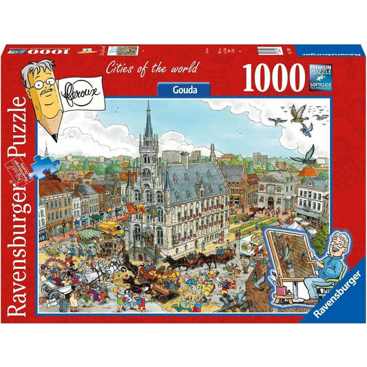 Ravensburger - Cities Of The World Fleroux Gouda Jigsaw Puzzle 1000 Pieces
