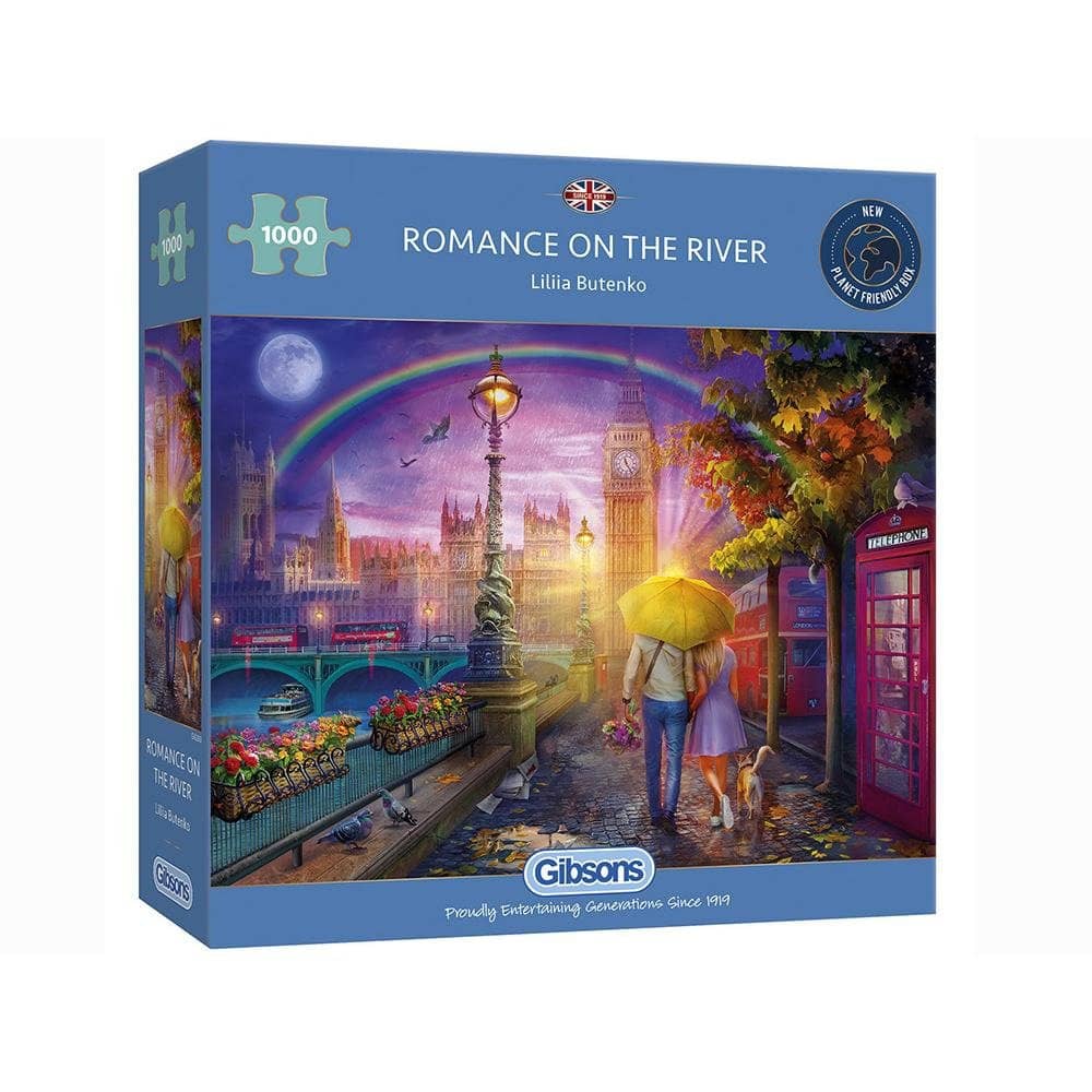 Gibsons - Romance On The River Jigsaw Puzzle 1000 Pieces