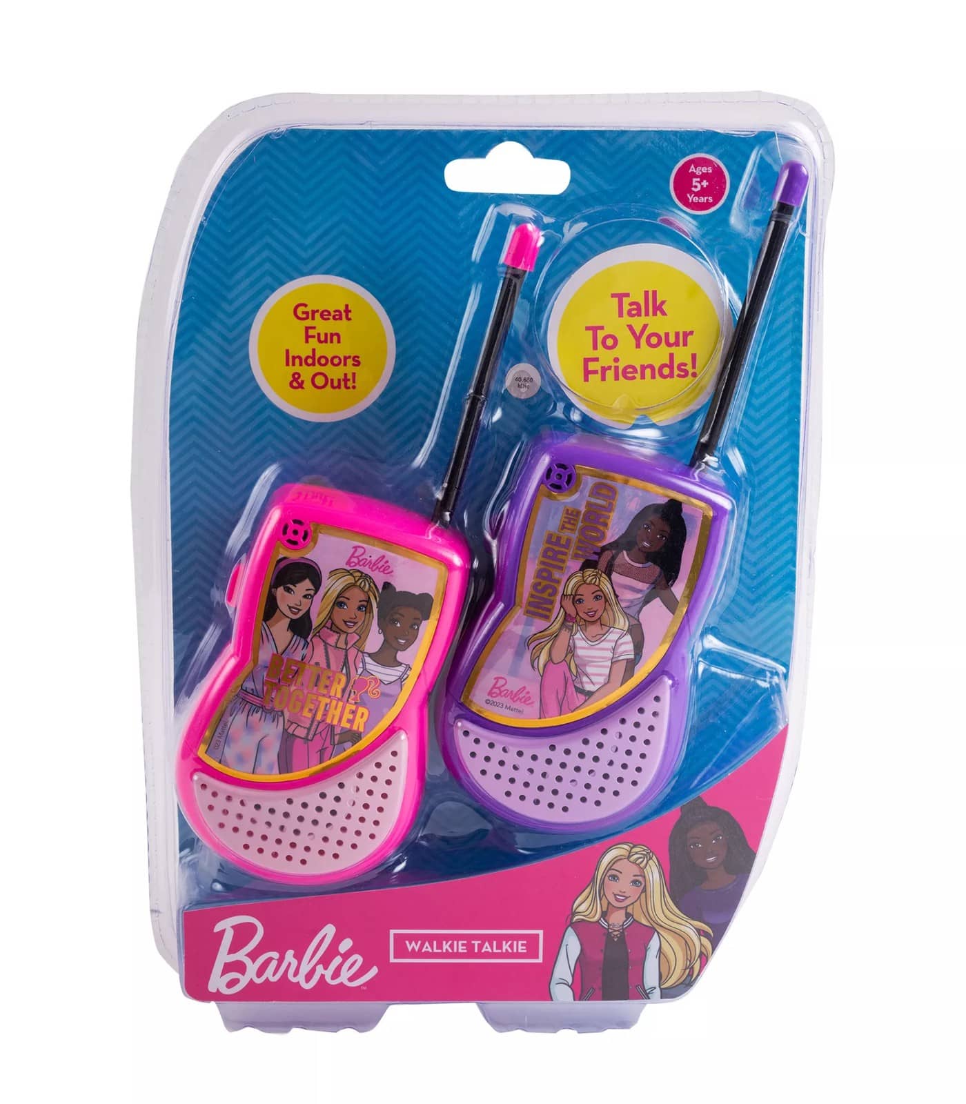 Barbie – 2023 Kids Two-Way Fashion Radio Playset