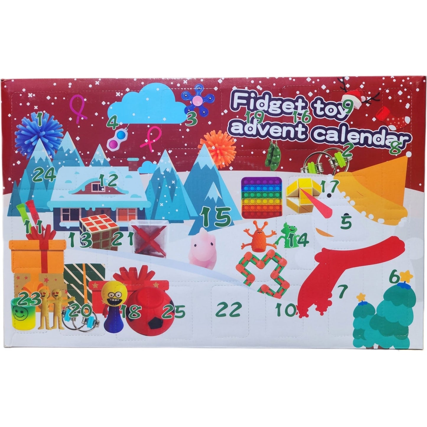 Simple Dimple - Pop It Fidget Toy Advent Christmas Calendar