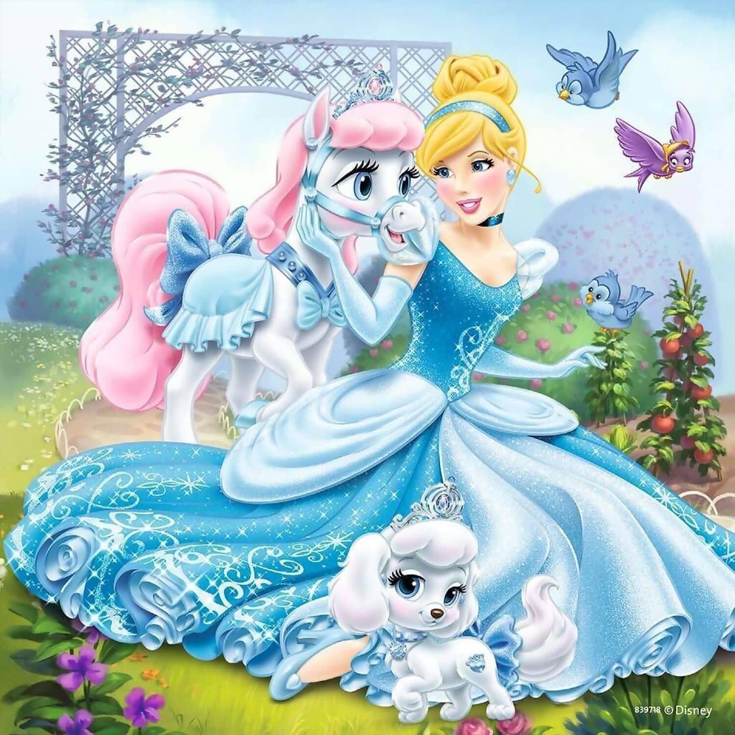 Ravensburger - Disney Princess Belle Cinderella Rapunzel Jigsaw Puzzle 3 X 49pc