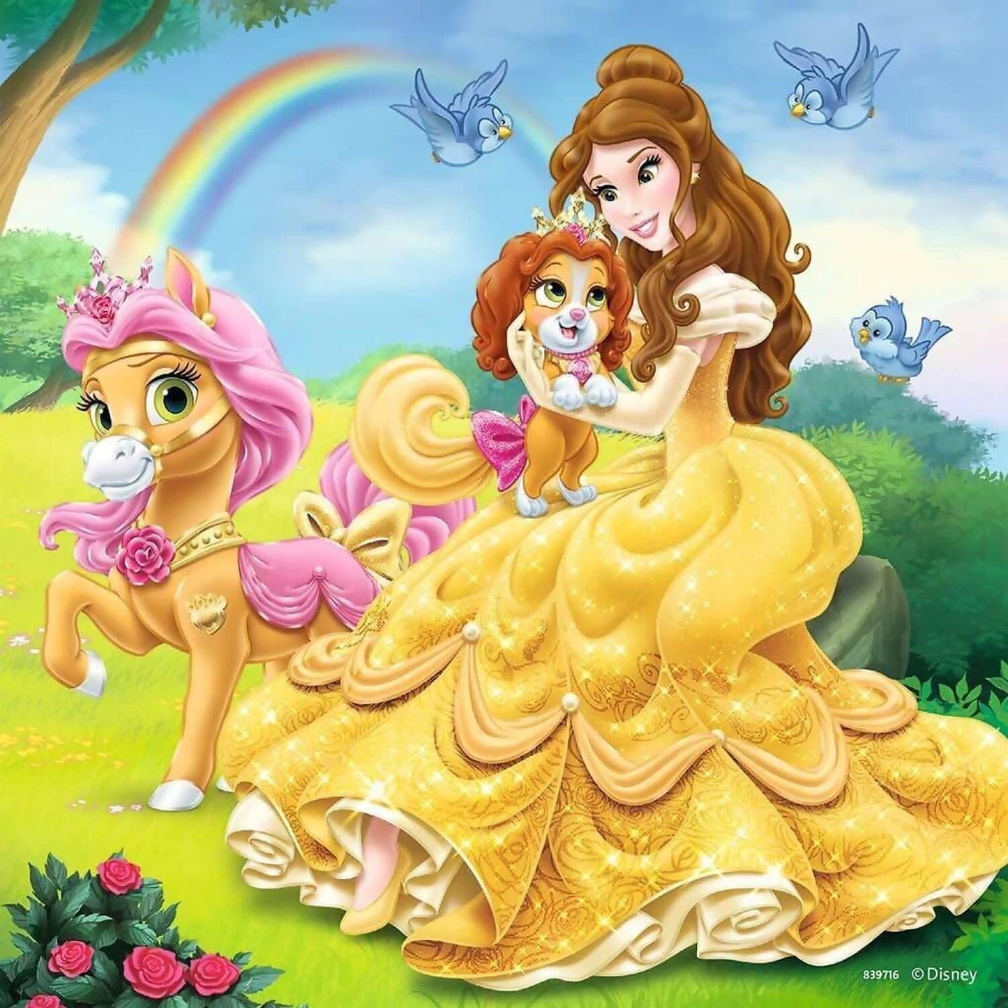 Ravensburger - Disney Princess Belle Cinderella Rapunzel Jigsaw Puzzle 3 X 49pc