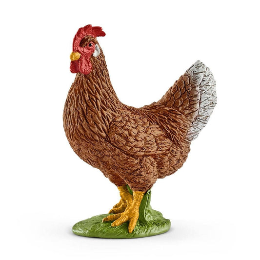 Schleich - Hen  Farm World Animal Figurine