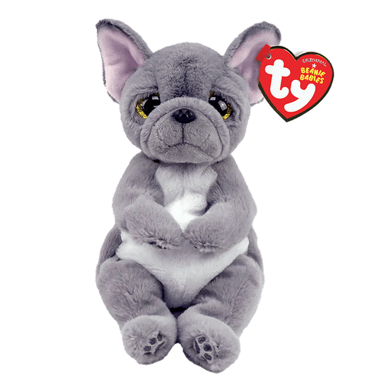 Ty - Beanie Bellies - Wilfred Grey Dog Small 20cm