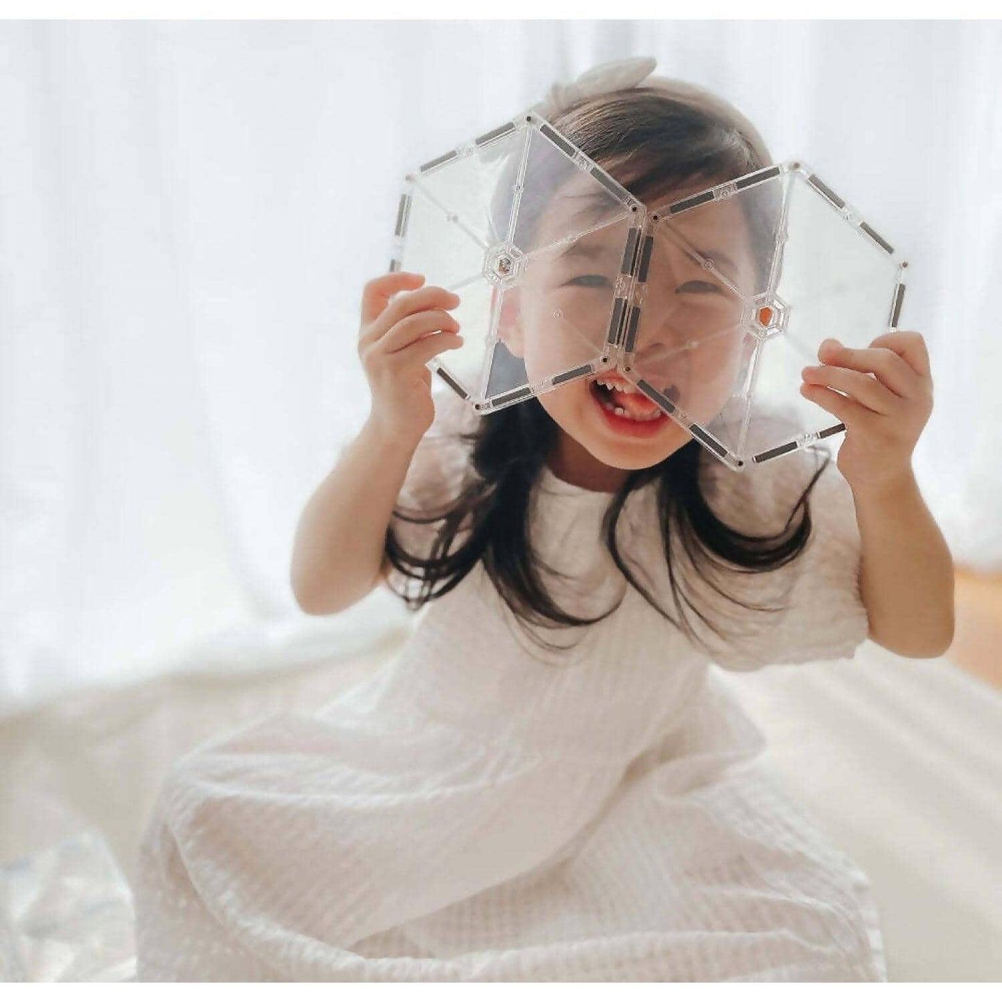 Connetix - Magnetic Tiles Clear Pack 34pc