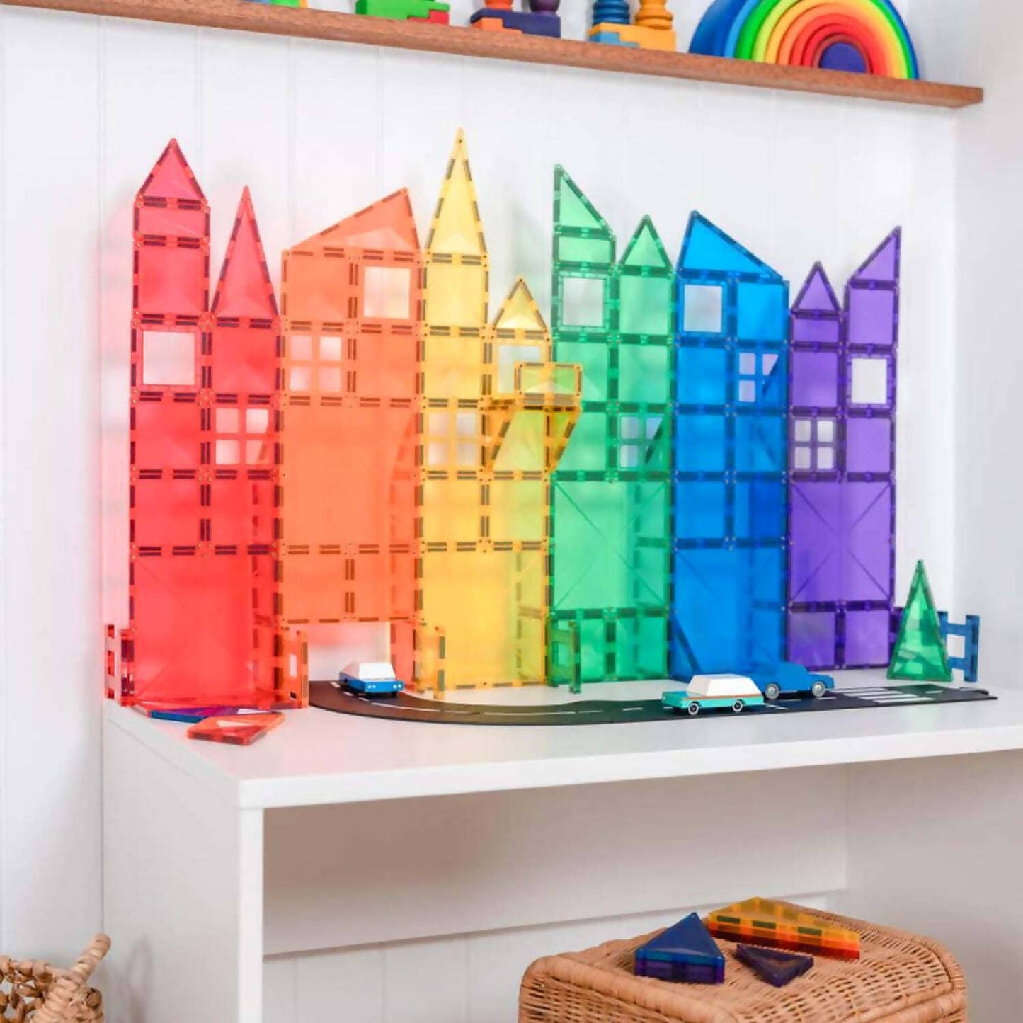 Connetix - Magnetic Tiles Rainbow Creative Pack 102pc