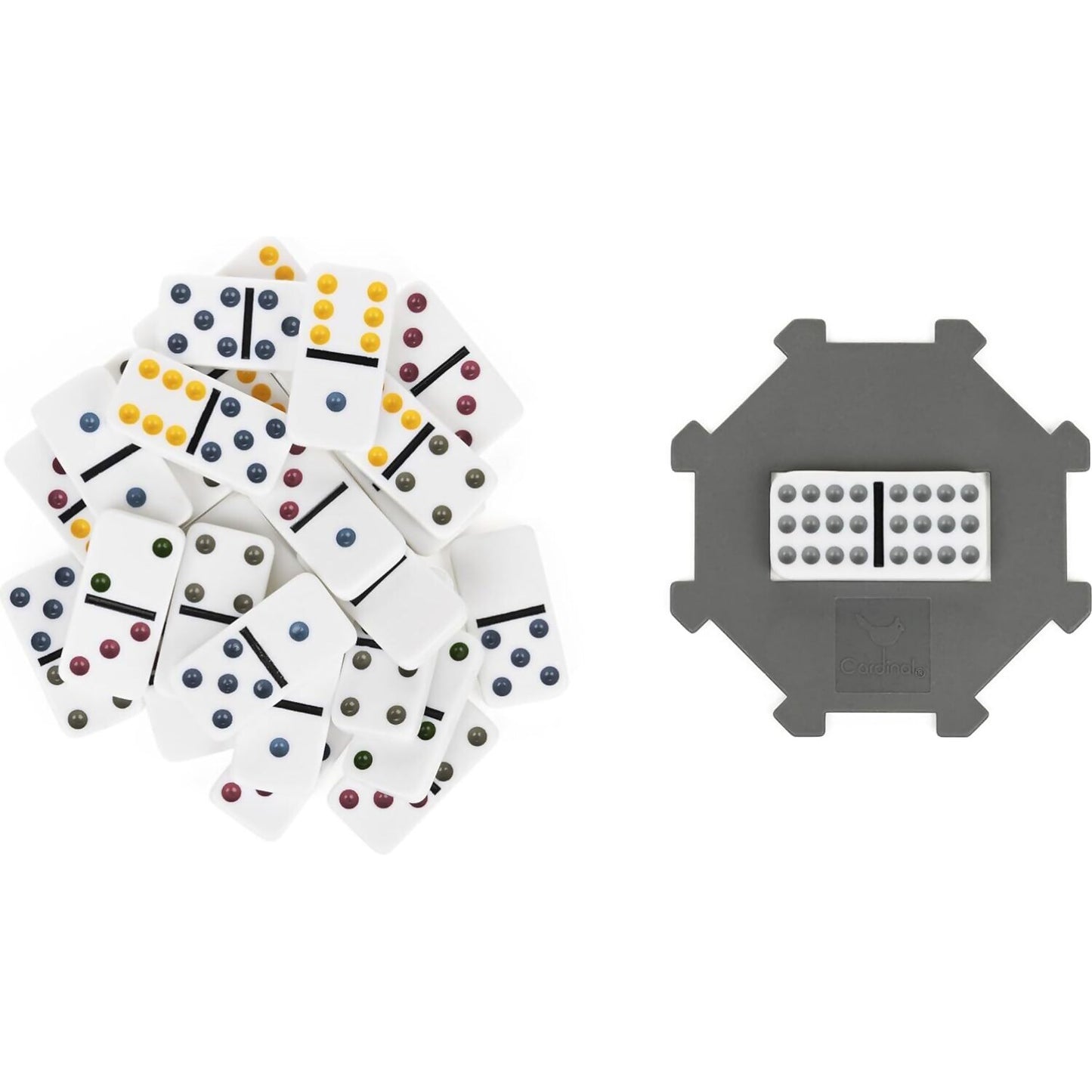 Cardinal Classics - Double-Twelve Coloured Dominoes - Spin Master