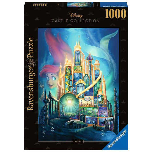 Ravensburger - Disney Castles Ariel Jigsaw Puzzle 1000 Pieces